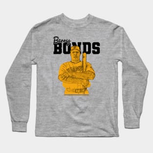 Barry Bonds || Black retro Long Sleeve T-Shirt